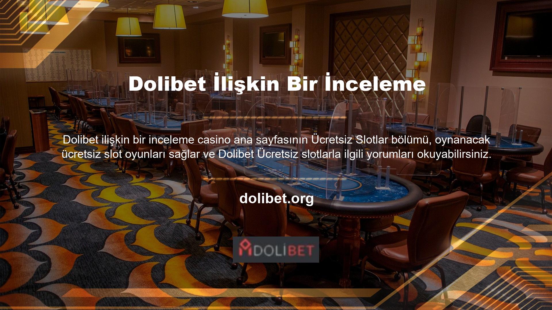 Bu bölümden Dolibet ile iletişime geçin ve onlarla ücretsiz slot oyunları oynama şansını yakalayın